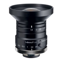 Kowa LM8HC-SW 1" 8mm F1.4 Manual Iris C-Mount Lens, Megapixel, SWIR